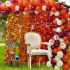 Other Event Party Supplies Happy Thanksgiving Balloons Arch Kit Fall Indoor Outdoor Decorations Maroon Burgundy Orange Balloon Garland 230905