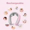 Other Massage Items Smart back and neck massager instrument shoulder neck cervical massage vertebra health care vibrator heating relieve muscle pain 230905