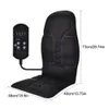 Back Massager Electric Vibrating Car Massage Chair Mat Portable Massager Cushion Home Infrared Heating Back Vibrator Massage Pads 230904