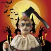 Feestdecoratie Lofytain Halloween Horror Props Bloed Nep Bijl Zagen Mes Hoofdband voor Halloween Party Maskerade Mischief Props Decoratie x0905