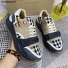 Breathable Cowhide Elevated Low Top Shoes 2023 New Korean Edition INS Fashion Soft Dad Shoes burberyity Versatile Leather Shoes for Men