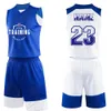 Inne towary sportowe Odwracalne koszulki do koszykówki Mężczyźni Dublebleside Jersey Custom Youth Sports Mundurs Oddychające drużyny Suits 230904