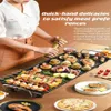 Pans Household Electric Teppanyaki Grill Pan Non-stick Barbecue Smokeless Korean Indoor Machin290P