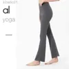 2023 Desginer Al Yoga Noceging Szerokie nogi spodnie damskie sportowe ubrania Casudance Bell-Bottoms