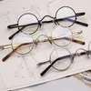 Cadres de lunettes de soleil Bingkai Kacamata Bundar 34 mm Super Kecil BETSION Baca Pria Wanita Optik Cermin Retro 230905