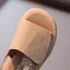 Slipper Capsella Çocuk Sandalet Erkekler Moda Yaz Ayakkabıları 1-3-6 Yıl Kızlar Açık Ayak Parmağı Mat PU Deri Ayakkabı Sandalet Çocuk Terlik 230904