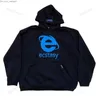 Sweats à capuche pour hommes Sweatshirts Y2K Sweat à capuche Hommes Hip Hop Bleu Lettre Imprimer 2023 Mode Casual Manches longues Lâche Plus Taille Sweat à capuche Tops Streetwear T230905