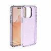 Clear Bling Glitter Wireless Charging phone cases for iPhone 15 14 13 12 11 pro max plus high transparent hard magnetic case cover