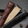 Watch Bands High Qualit Curve End Watchband For BL9002-37 05A BT0001-12E 01A Strap 20mm 21mm 22mm Black Brown Cow Leather Band308F252Q