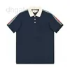 Men's T-Shirts designer Verified and Corrected Summer Short Sleeve Polo Embroidered Shirt Boys' Royal Blue Contrast T-shirt New Style RKW9