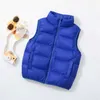 Down Coat Boys Girls Autumn Winter Down Vest Coat Children Warm Waistcoat Outerwear Kids Puffy Liner Child Clothing Infant Fluffy Jackets R230905