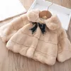 Down Jas Baby Meisjes Faux Jas Winter Kinderen Kerst Jas Warm Kinderen Meisjes Bovenkleding Fleece Kleding 1-5Year R230905