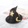 Halloween Bent Hat Hairpin Performance Party Little Top Hat Prop DIY Witch Hat Little Pointed Hat Blank Hair Ornament