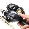 Fly Fishing Reels2 HISTAR Long Casting 70 1 High Ratio 10kg Drag Power 81 BB Metal Spool Waterproof Digital Baitcasting Reel 230904