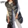 Femmes fourrure fausse haute qualité Gilet manteau de luxe chaud femmes manteau gilets hiver mode fourrures manteaux Veste Gilet Veste 4XL 230904