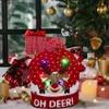 Décorations de Noël Année LED Chapeau tricoté pour enfants Adultes Bonnet d'hiver Light Up Décoration chaude Cadeau 230905