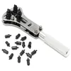 147 pçs kits de reparo de relógio kit de ferramentas caso abridor link primavera barra removedor metal relojoeiro ferramentas para ajuste conjunto band255g
