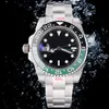 MENS Titta på Automatiska mekaniska herrklockor Montre de Luxe 41mm Full 904L Rostfritt stål Gliding Clasp Swimming Wristwatches Sapphire Luminous With Box