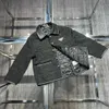 Babykleidung Designer Kinder Baumwolljacke Leder Revers Kind Outwear Größe 100-160 CM Mode Volltonfarbe Winterkleidung für Jungen 24. Aug
