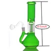 Atacado Big Perc Glass Tobacco Bongs Hookah Gourda grossa verde fumegante fumante plataformas de óleo Bubbler cinzas apanhadores bong