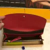 Womens Emilie Wallets Fashion Button Long Wallet Card Pouch Round Coin Purse Zippy Brown Waterproof Famous Card bag238Z