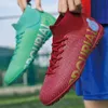 Grote maat Mercurial voetbalschoenen voor kinderen Heren Dames Hoge voetbalschoenen Jeugd Kinderen Professionele trainingsschoenen voor jongens Meisjes Rood Blauw Groen