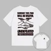 Magliette firmate da uomo UNDEFEATED Nero Bianco ICON S/S Tee UNDFTD Giappone Stampato Moda uomo T-shirt 100% cotone Casual Manica corta Streetwear Magliette oversize S-2XL