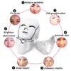 Dispositivos de cuidados faciais LED Máscara Máquina de cuidados com a pele 7 cores Diodo emissor de luz Equipamento de beleza Face Whitening Dispositivo de rejuvenescimento da pele 230904