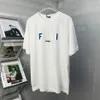 2023 Luxury TShirt Uomo Donna Milano Designer T-shirt Manica corta Moda estiva Casual con F Lettera di marca T-shirt di alta qualità