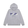 Z4xi Heren en Dames Hoodie Sweatshirt Herfst/winter Nieuwe Trapstar Set Wit Blauw Handdoek Geborduurd Pluche Letter Casual Broek High Street Trui met Capuchon