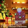 Décorations de Noël Année LED Chapeau tricoté pour enfants Adultes Bonnet d'hiver Light Up Décoration chaude Cadeau 230905