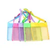 Summer sand away Storage Mesh Bag For Kids Children Beach Shell seashell Toys Net Organizer Tote Bag Portable adjustable Shoulder ZZ