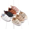 Baby Shoes Newborn Boys Girls First Walkers Kids Toddlers PU Sneakers 0-18 Months Gift