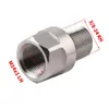 Adaptador de rosca de aço inoxidável 1/2-28 M14X1 M15X1 a 5/8-24 para adaptador de encaixe entrega direta Dhaun