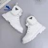 Stövlar vinter barn skor pu läder vattentäta plysch stövlar barn snö stövlar varumärke flickor pojkar casual stövlar mode sneakers 230904