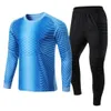 Autres articles de sport Enfants Adulte Gardien de but Jersey de football Enfant Femmes Hommes Football Uniforme Éponge de protection Formation à manches longues 230904