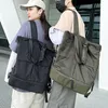 Sacos escolares Grande capacidade unisex mochila nylon impermeável saco de esportes mulheres e homens casual viagem backbag tendência lazer bolsa 230905