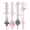 Anal Toys Bead Crystal Glass Plug Love Magic Wand Novel Design Massage Stick Simulation Dildo Adult Sex Men and Women 230904