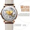 Otros relojes Suiza LOBINNI Marca de lujo Micro-Rotor Relojes mecánicos automáticos para hombres Zafiro 50M Reloj ultrafino impermeable L1999 230904