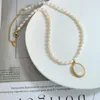 Hängen sötvatten pärla pärlor halsband för kvinnor 2023 naturliga moppskal heliga jungfruliga mary guadalupe religiös medalj hänge