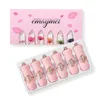 Läppbalsam 6pcsbox Crystal Clear Flower Jelly Lip Balm Sats Set Temperaturfärg Kiftig läppstift Moisturizer Vitamin E Beauty Health 230904