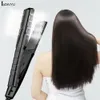 Fer à lisser LINDAIYU Pelurus Rambut Terostatik Besi Datar Keriting Wanita Salon professionnel style Panas Bukti Keamanan Anti panas 230904