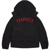 Giacca verso il basso trapstar parka londra da uomo ricamo inverno hip hop luccicante nero caldo outwear uq96