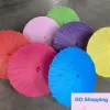 60cm Solid Color Dance Paper Umbrella Painting Chinese Paper Parasol Wedding Party Decoration Favors Classical Umbrellas Classic