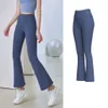 Micro Yoga Pants Kvinnor Fitness Tight Lift Hip Snabbt torrt andas Hög midja Slim Slim Elegant Wide Leg Sports Flare Pants