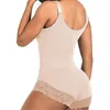 Waist Tummy Shaper Postpartum Body Shapewear for Pregnant Women Seamless Corset Control Colombian girdle Lace Zipper OpenBust Bodysuit 230904