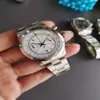 Винтажные часы Perpetual Paul Newman VK63 Кварцевый секундомер Мужские часы Мужские часы из нержавеющей стали 37 мм Наручные часы R86252J