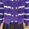 Pulls pour femmes Deeptown Harajuku Pull Cardigan Femmes Style japonais Y2K Top en tricot Mode coréenne Lolita Rayé Jumper Jerseys 230904