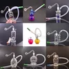 Factory Outlet 30Styles Pocket Mini Glass Oil Burner Bong 10mm Female Smoking Water Pipe Inline Birdcage Matrix Honeycomb Bong Ash Catcher with Smoking Accessories