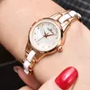 Wristwatches Ceramic Watch Compact and Simple Waterproof Quartz Selling 230905